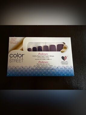Color Street Evening Sky Pedicure Nail Polish Strips